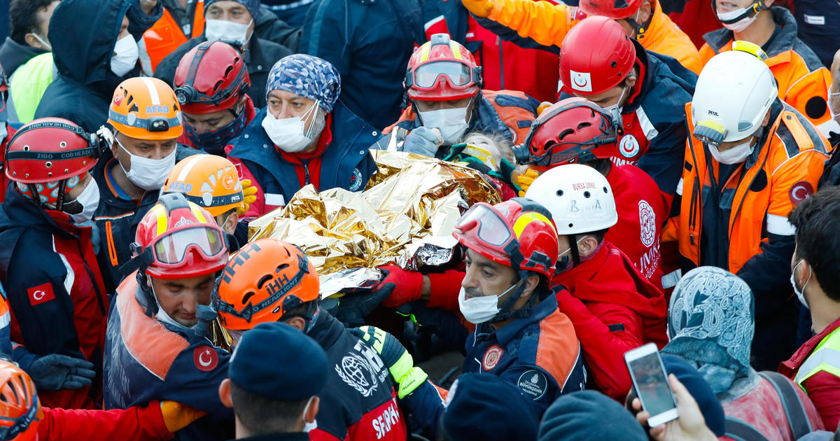 Little girl saved from rubble 3 days after earthquake hits Turkey