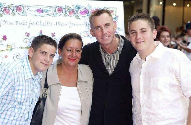 TV chef Gary with beloved wife Jennie and their sons Samuel and George