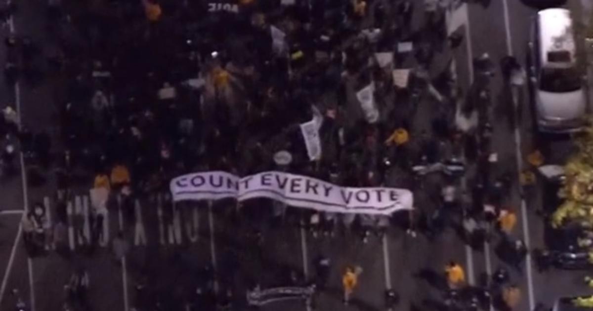 Protesters across the U.S. demand all votes be counted