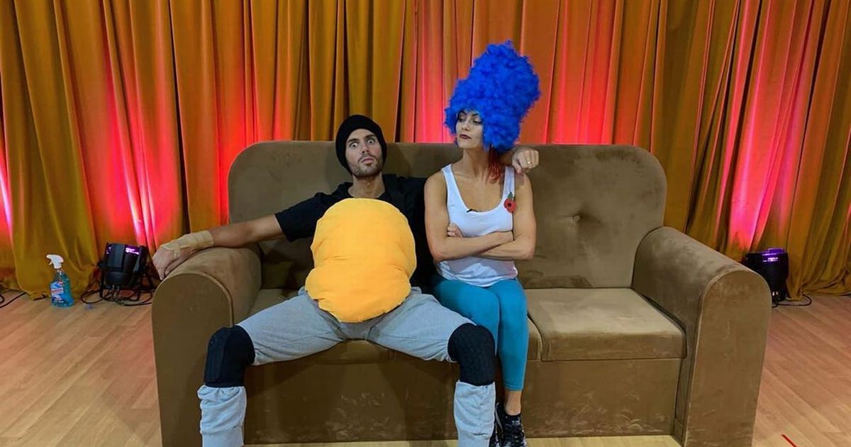 Strictly’s Max George transforms into Homer Simpson with Dianne Buswell as Marge