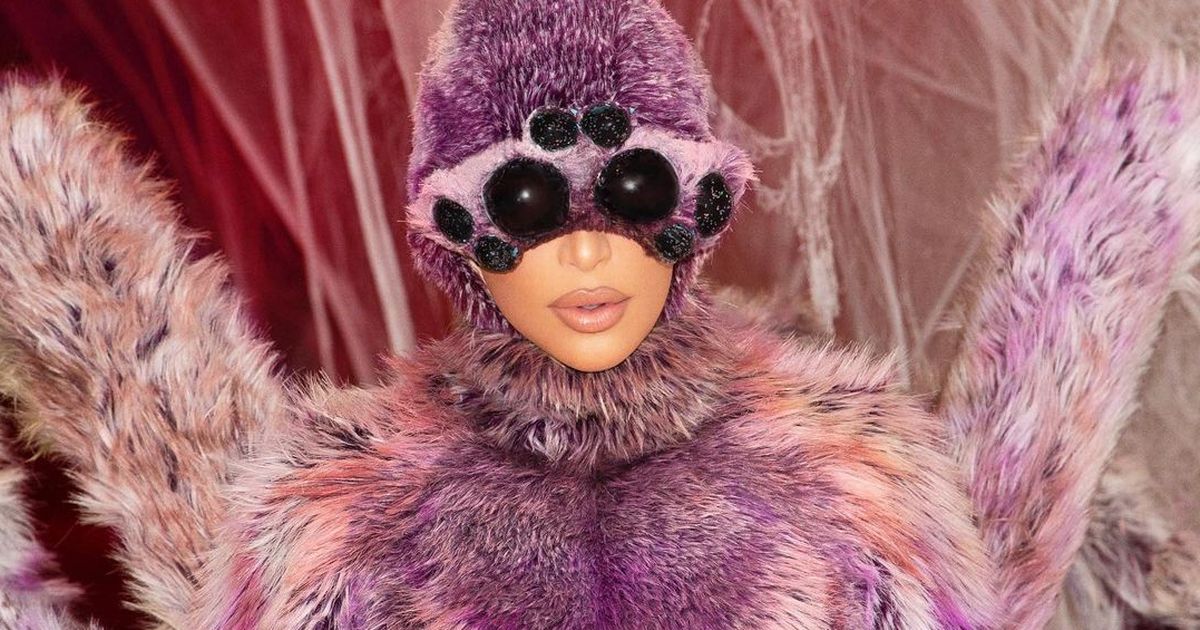 Kim Kardashian ‘faces her fears’ as she and Kanye dress up as monster bugs