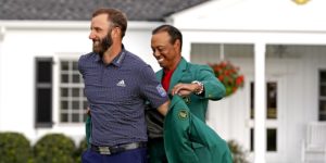 Dustin Johnson, Tiger Woods