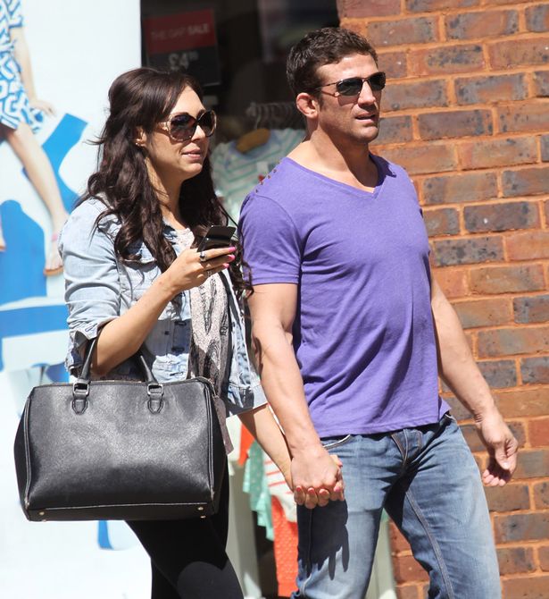 Alex Reid and his new girlfriend Nikki Manashe out and about in north London