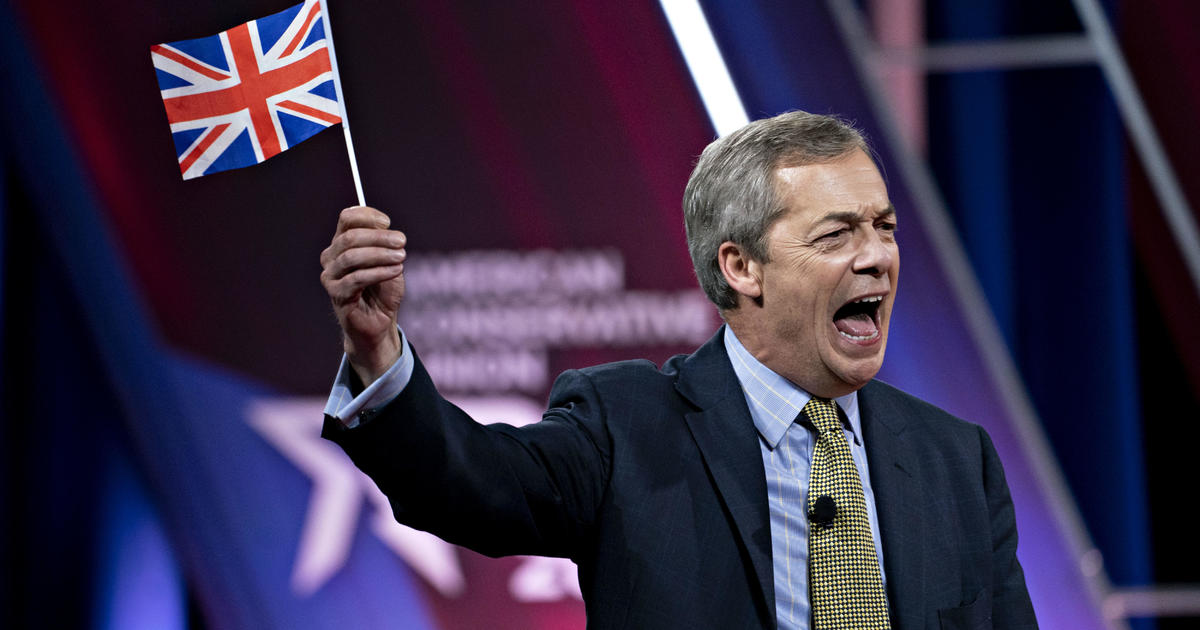 Nigel Farage rebrands Brexit Party to challenge U.K.’s COVID-19 lockdown