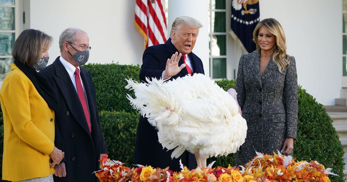 Trump participates in the annual turkey pardon