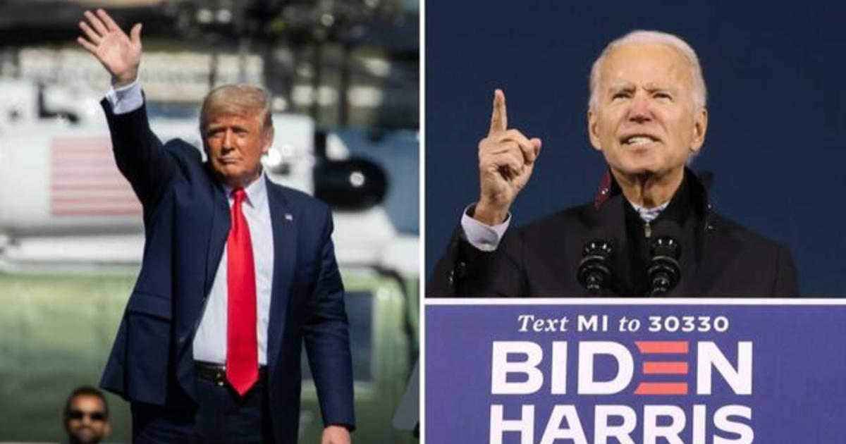 Trump and Biden continue different campaign approaches on eve of election