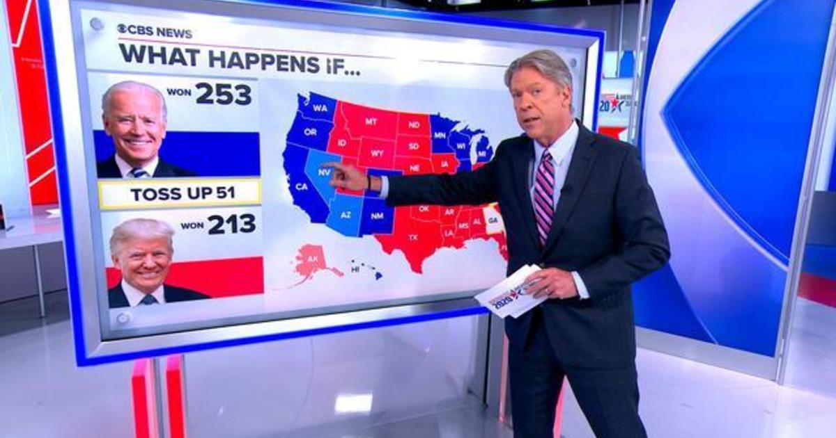 Presidential election comes down to 5 states with thin margins