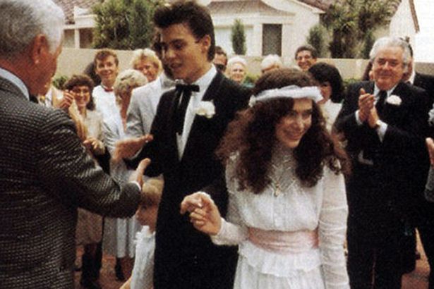 Johnny Depp and Lori Anne Allison tied the knot in 1983