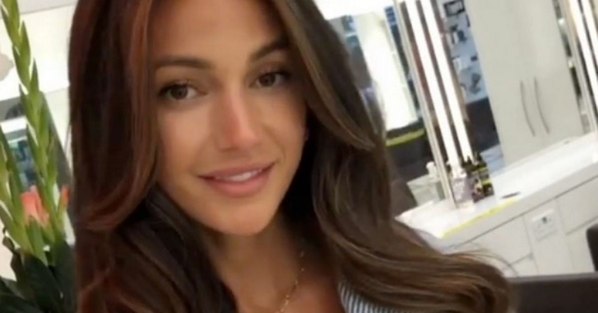 Michelle Keegan shares adorable childhood snap as Mark Wright pokes fun