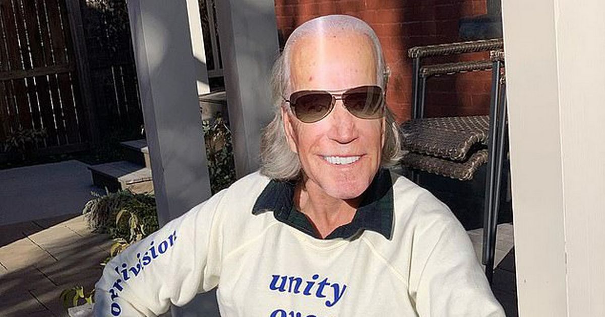 Glenn Close dresses up as Joe Biden for elction and urges fans to vote Democrat