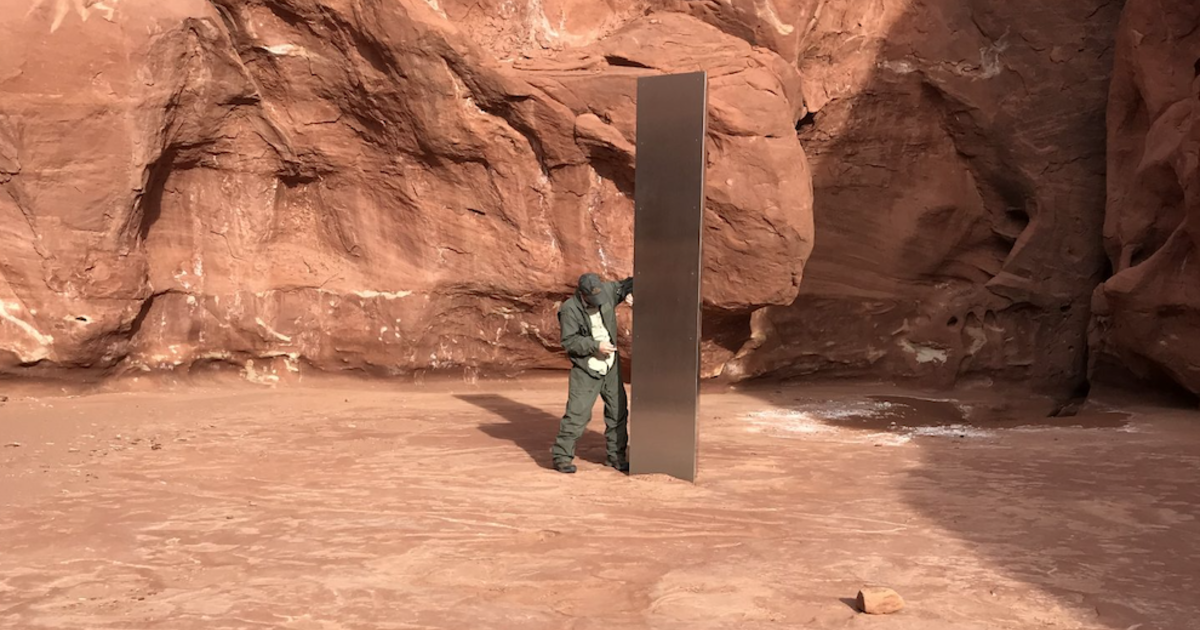 Mysterious monolith discovered in Utah desert