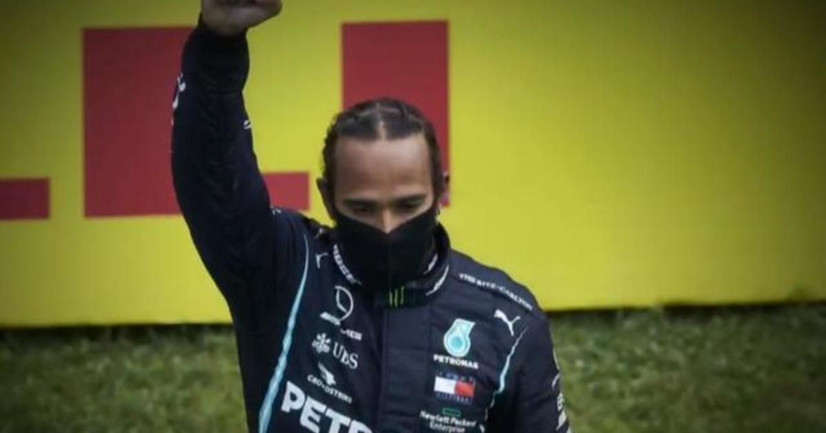 Formula One driver Lewis Hamilton on his record breaking win, fight for racial justice