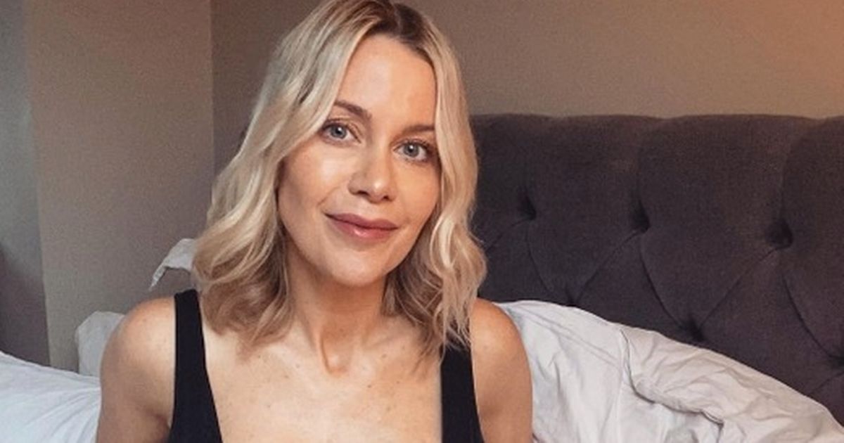 Pregnant Kate Lawler looks beautiful as she marks third trimester in underwear