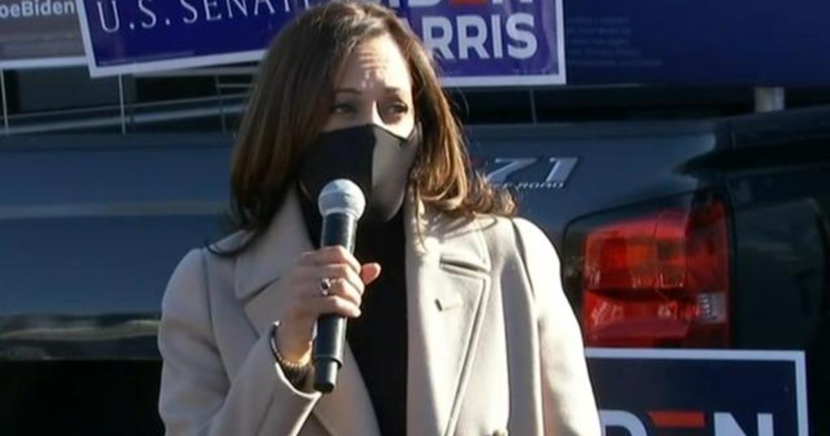 Kamala Harris makes Election Day stop in Michigan