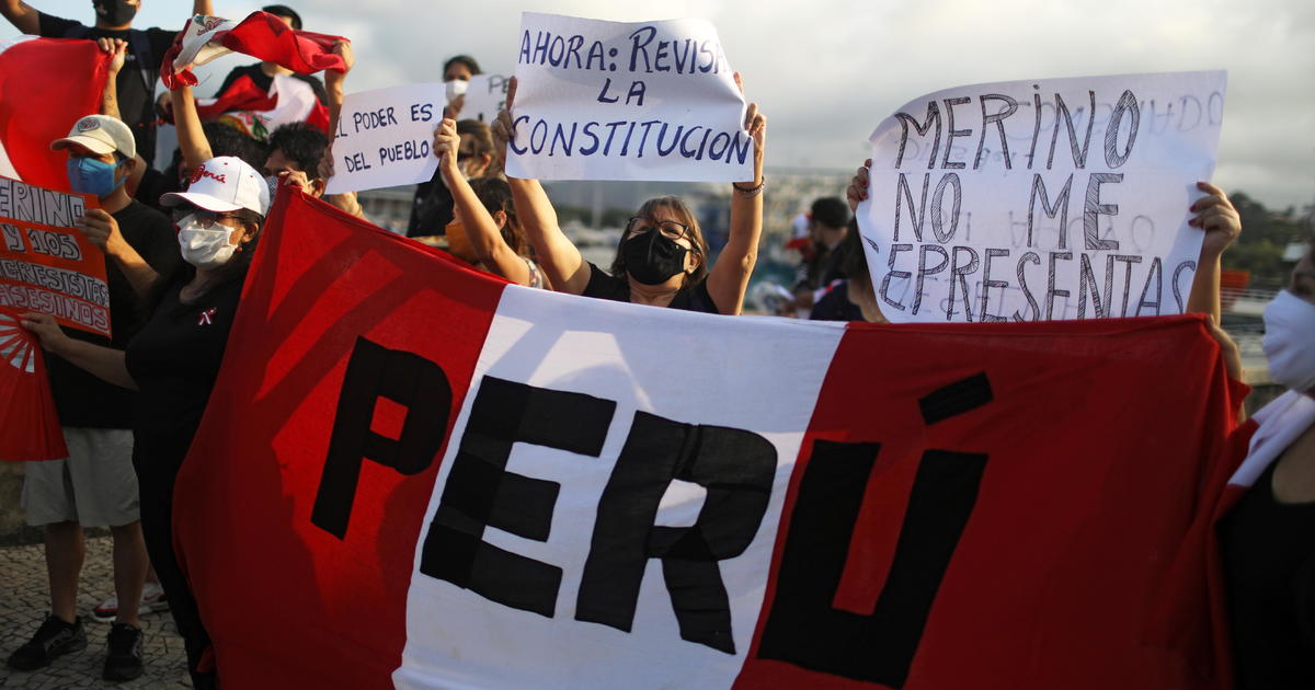 Peru’s interim president resigns amid massive demonstrations