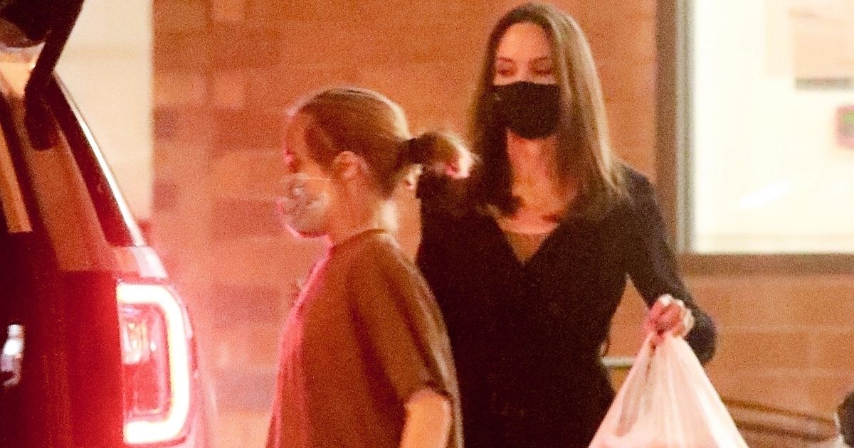 Angelina Jolie seen on rare outing with daughter Vivienne, 12, at fabric store