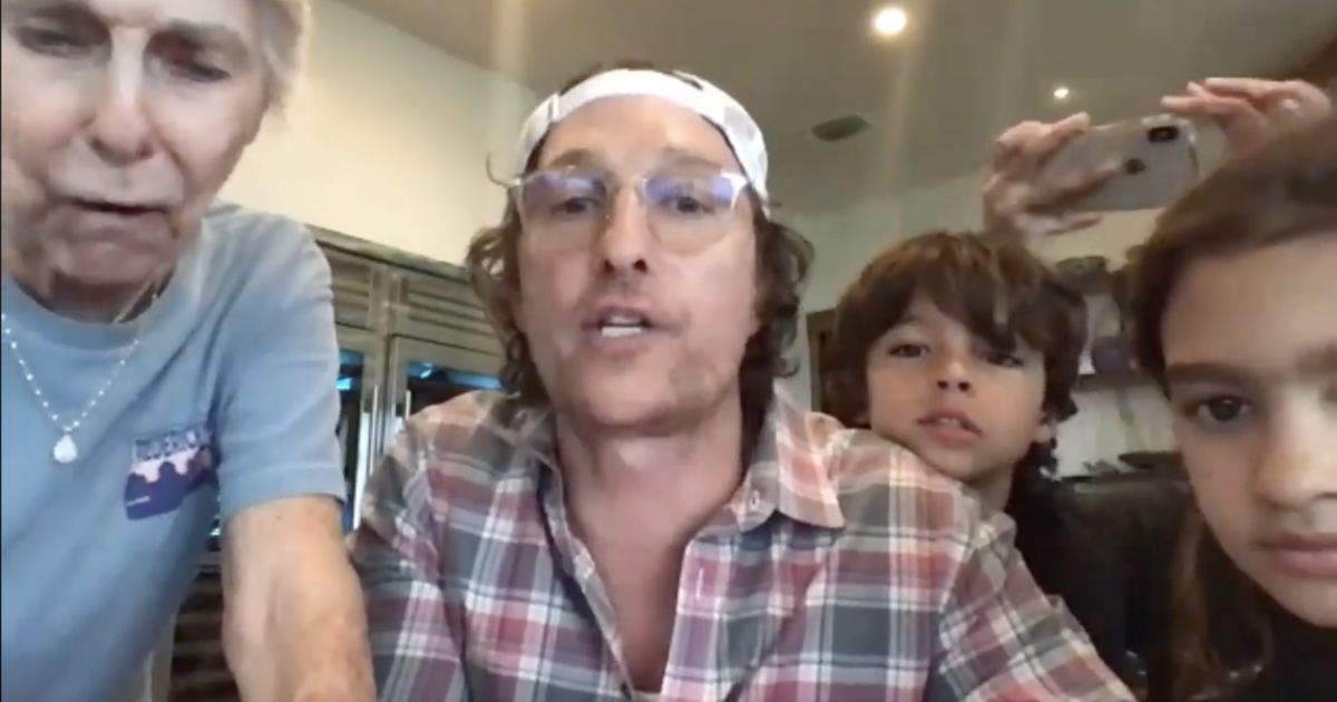 McConaughey plays virtual bingo with seniors