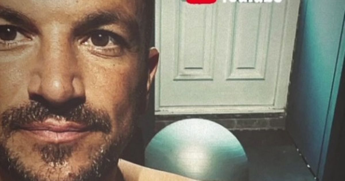 Peter Andre shares sweaty workout pics and boasts he’s ‘feeling great’