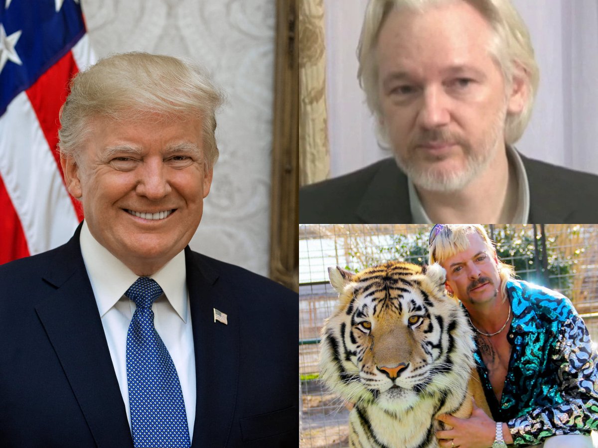 After Mike Flynn, Donald Trump Besieged With Requests To Pardon Julian Assange And Tiger King Joe Exotic