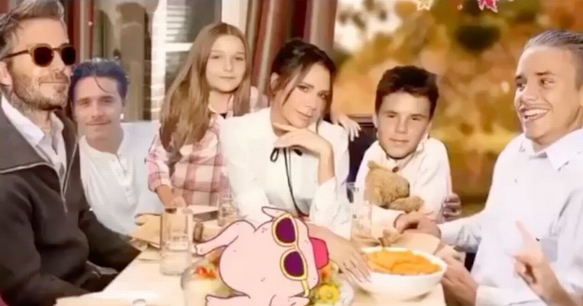 Victoria Beckham shares hilarious Photoshopped snap to celebrate Thanksgiving