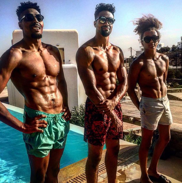 Jordan Banjo, Ashley Banjo and Perry