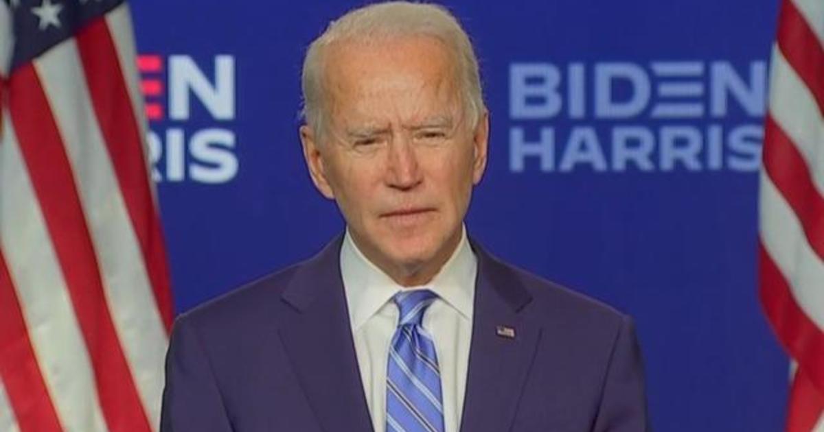 Joe Biden delivers remarks as key states continue counting