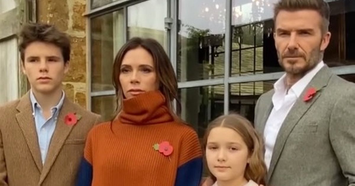 David and Victoria Beckham pay tribute in sombre 2-minute doorstep silence