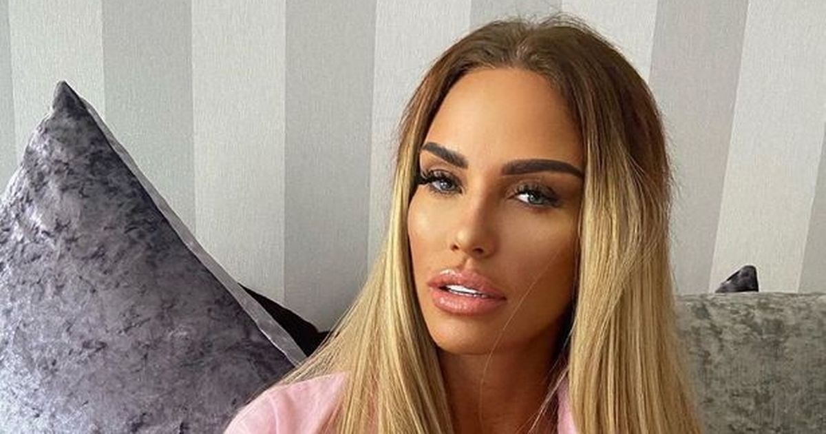 Katie Price shares intimate selfie as she cosies up to topless Carl Woods in bed