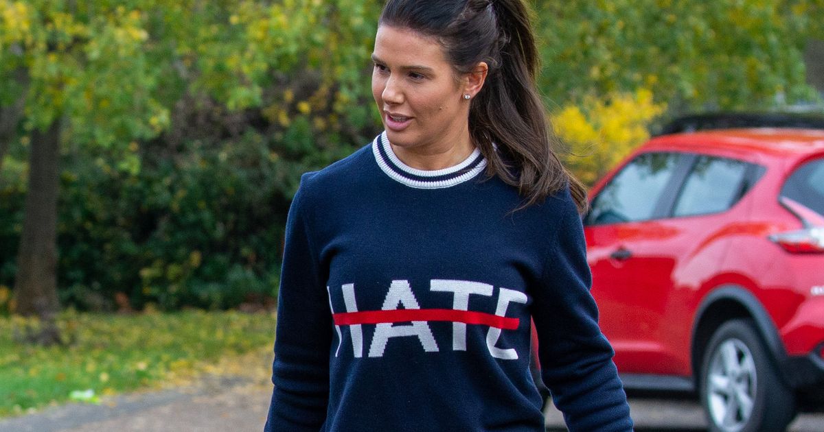 Rebekah Vardy issues not-so-cryptic message to haters with sweatshirt swipe