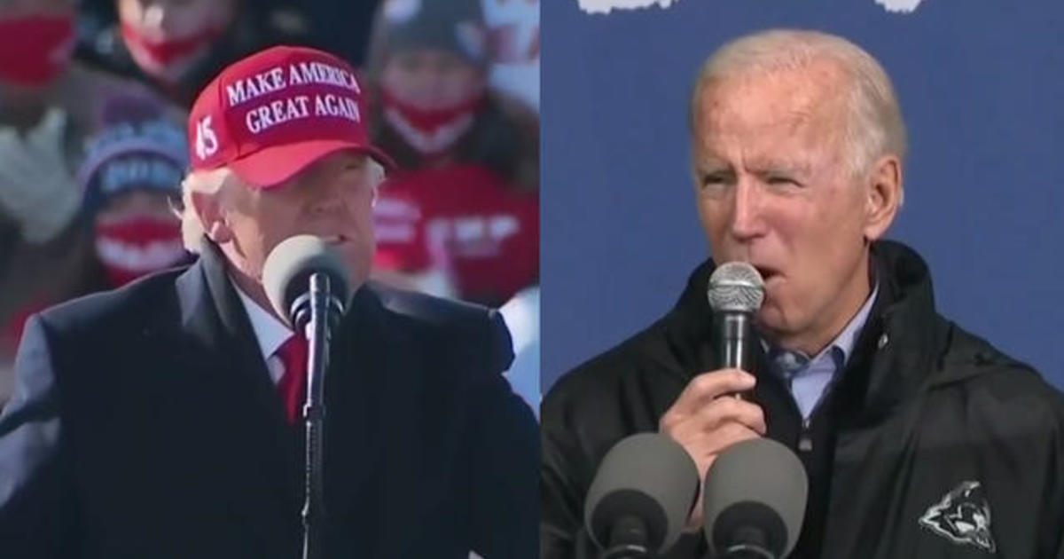 President Trump and Joe Biden hit key states in final campaign stops