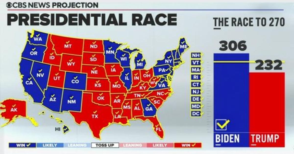 CBS News projects Biden wins Georgia, Trump wins North Carolina