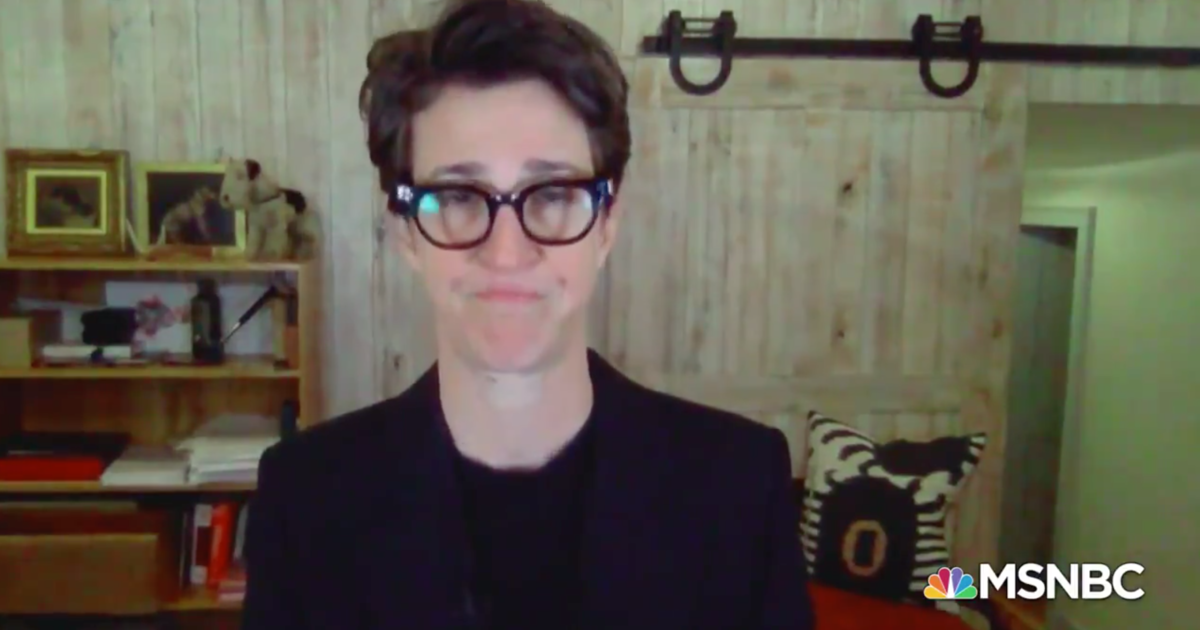 Rachel Maddow in emotional return after partner’s COVID diagnosis