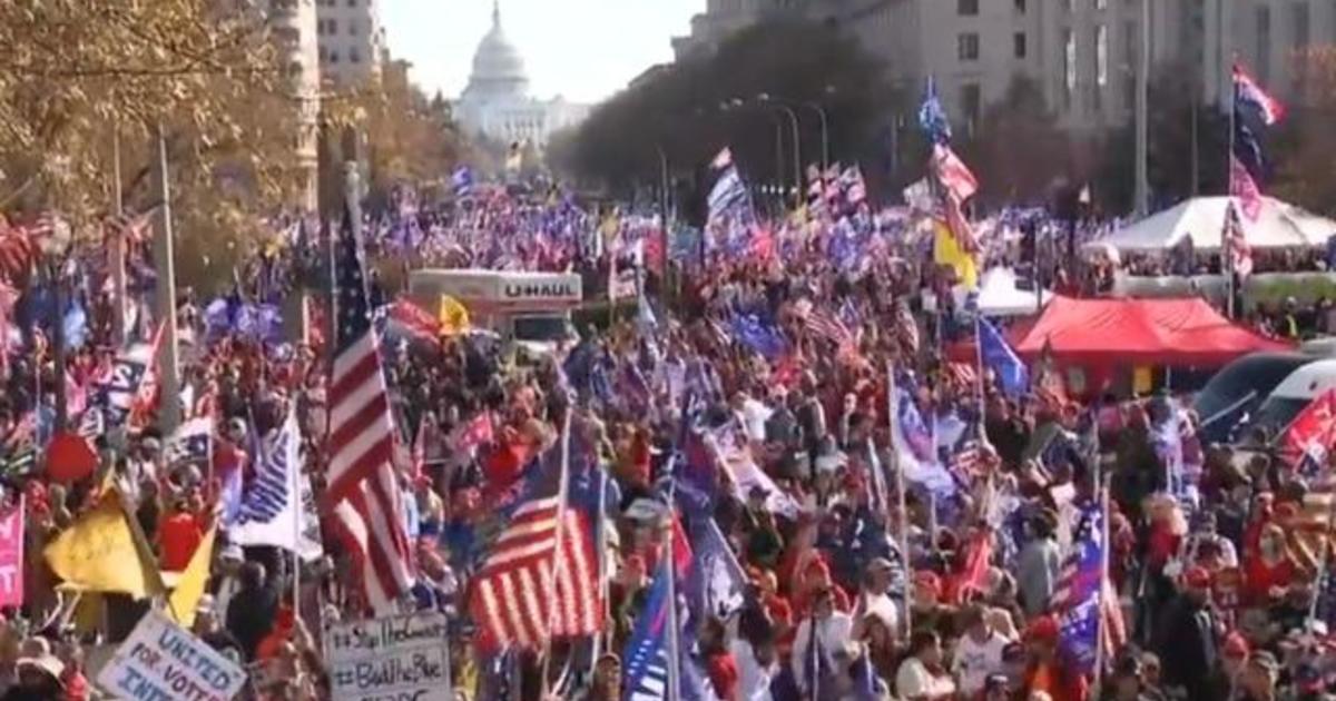 Trump supporters rally in Washington to dispute election results