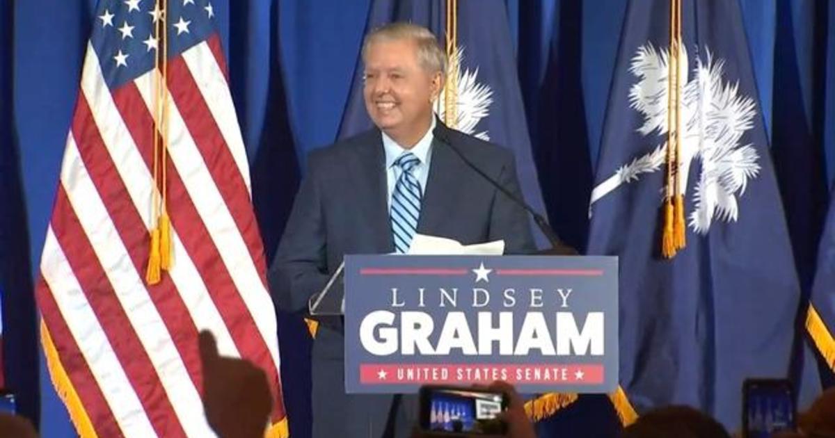 Lindsey Graham speaks after winning reelection in Senate