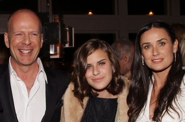 Bruce Willis, Tallulah Belle Willis and Demi Moore