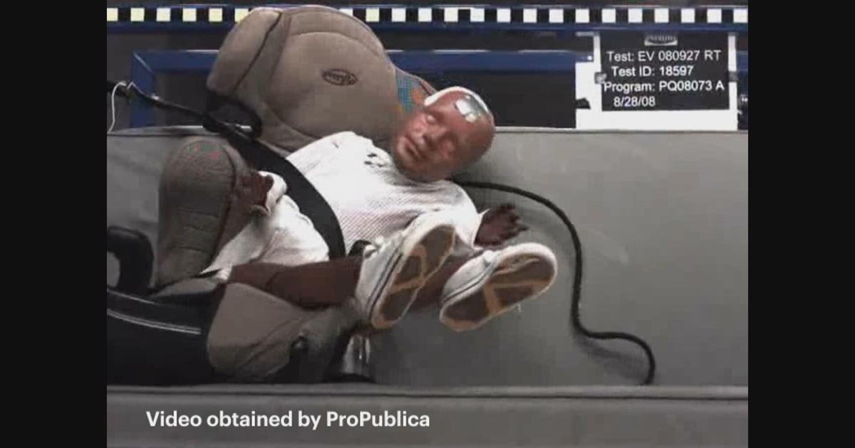 “Horrific” crash test videos raise safety concerns of kids’ car seats