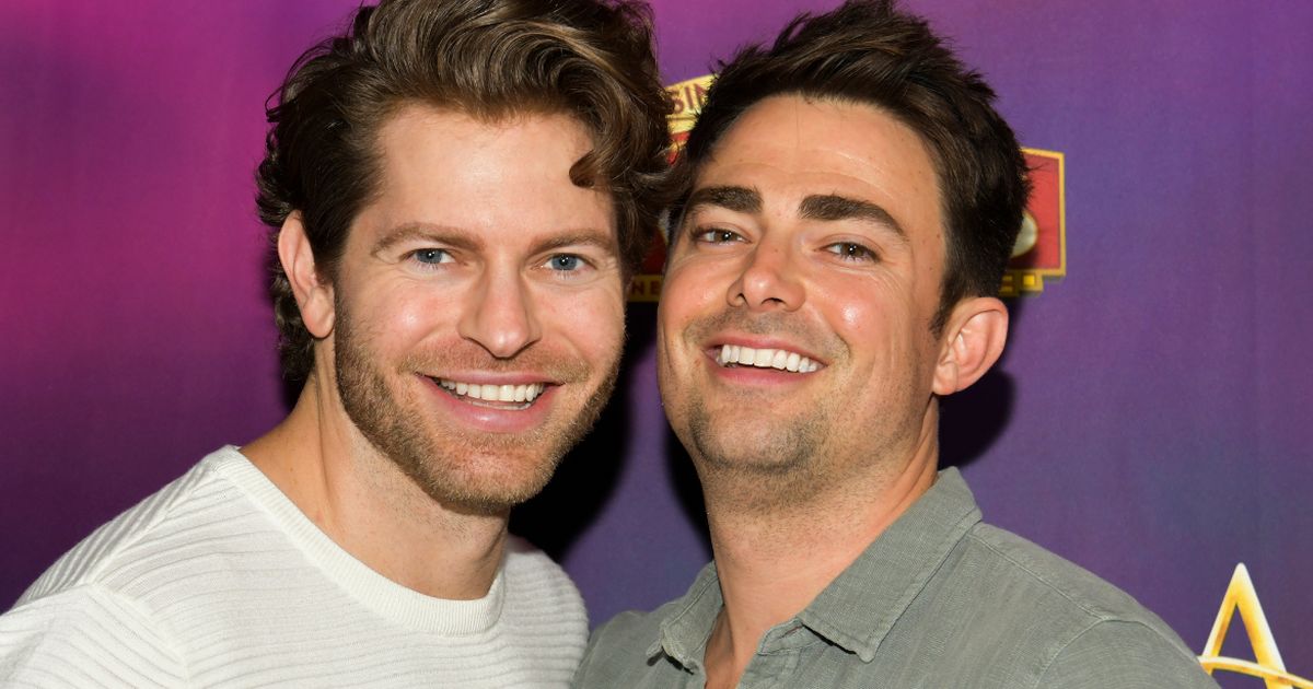 Mean Girls star Jonathan Bennett in tears as he gets engaged to Jaymes Vaughan