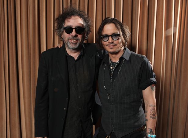 Tim Burton and Johnny Depp at Warner Bros. Pictures Present The Big Pictures 2012