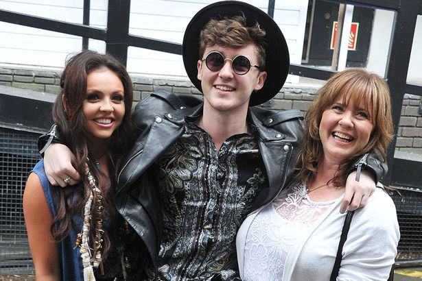 Jesy pictured with Jake and his mum Coleen Nolan, who hit it off with the Little Mix star