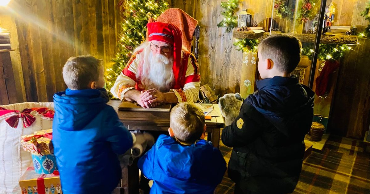 Coleen Rooney treats sons to Lapland UK trip to meet Santa before Christmas