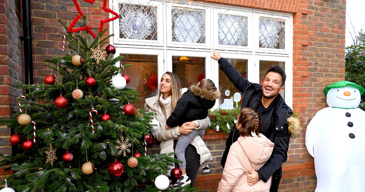 Peter Andre and wife Emily pose for rare family snaps ahead of Christmas