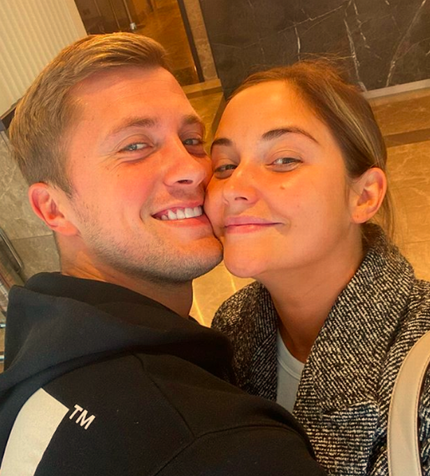 Jacqueline Jossa was accompanied by husband Dan Osborne to Belfast