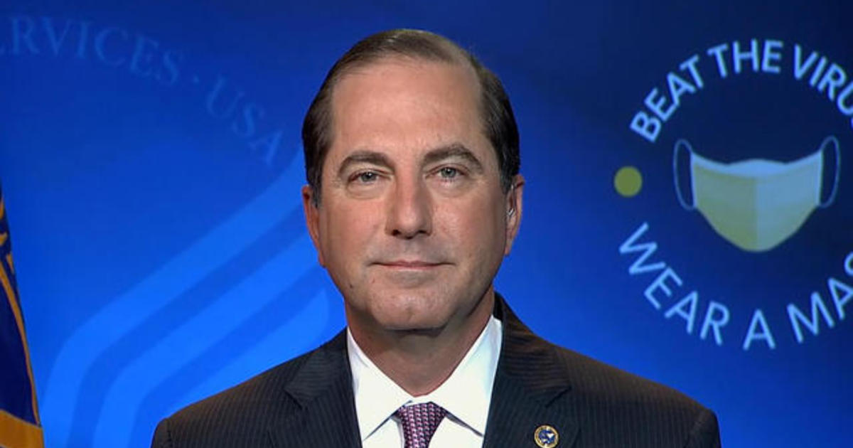 Health and Human Services Secretary Alex Azar on possible COVID-19 vaccine roll out