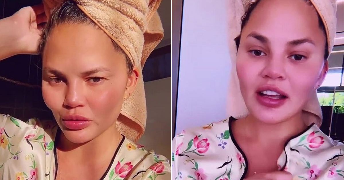 Chrissy Teigen takes first shower in two months since losing baby Jack