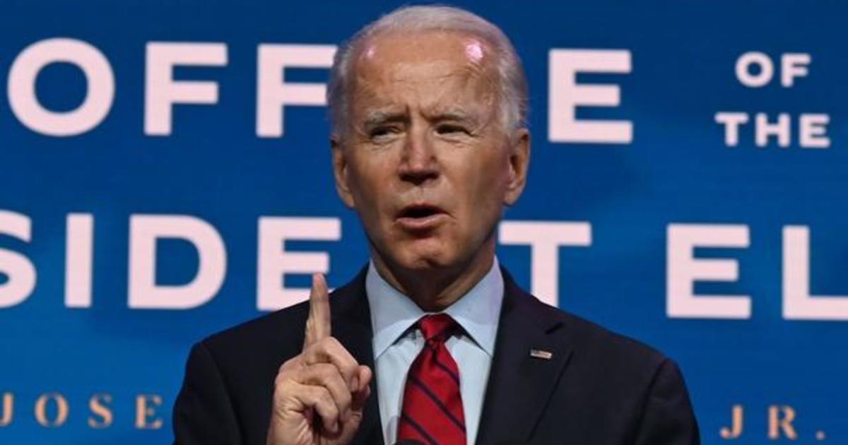 For first 100 days, Biden pledges 100M vaccinations, requiring masks & reopening schools where possible