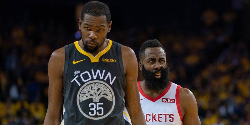 Kevin Durant, James Harden