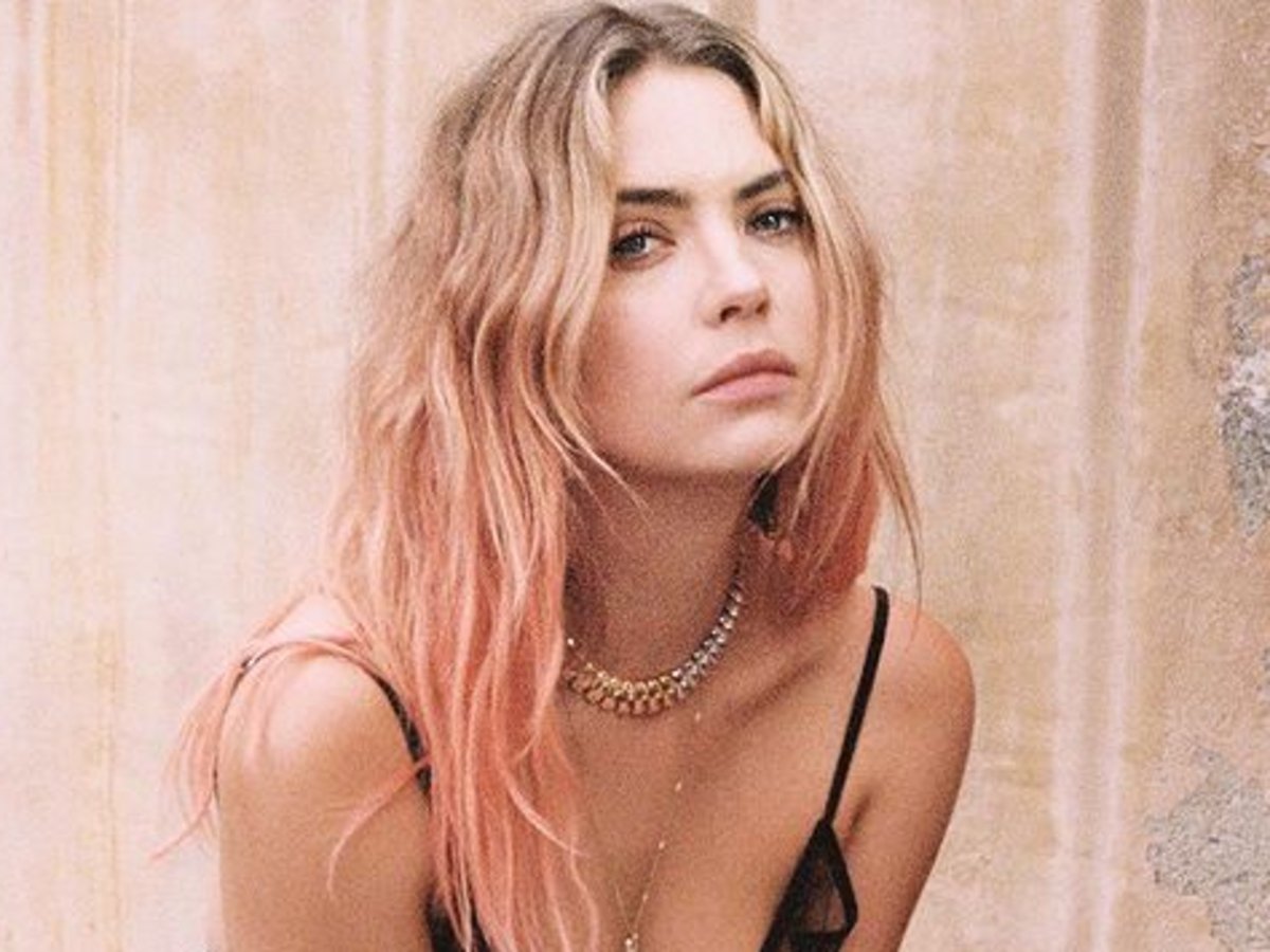 Ashley Benson Puts On A Sensual Display In Fleur Du Mal Slip Dress And Catches Paris Hilton’s Attention