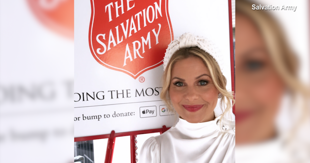 Candace Cameron Bure urges online donations to Salvation Army