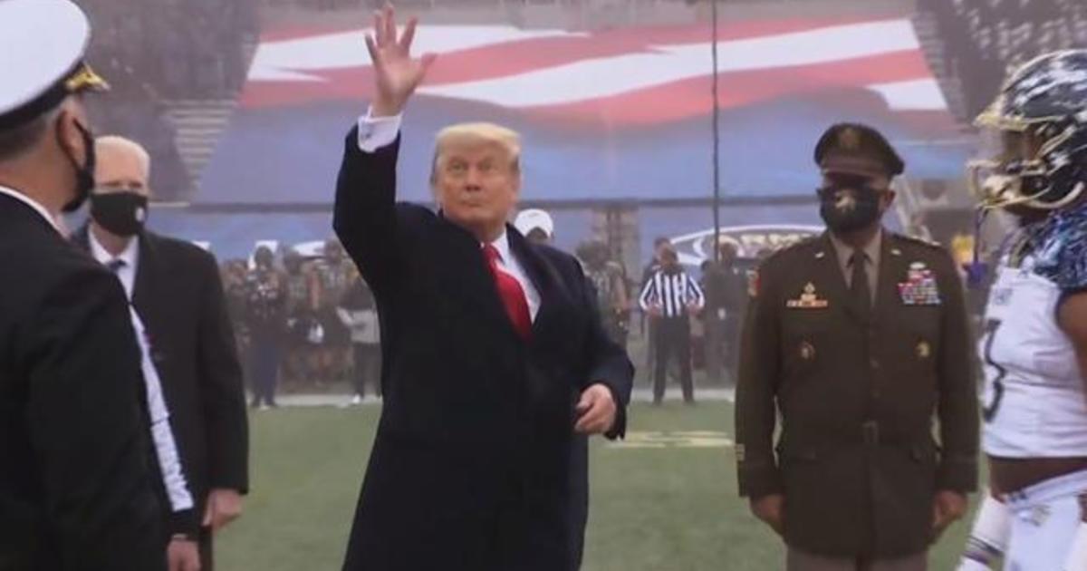 Trump attacks Republicans while attending Army-Navy football game