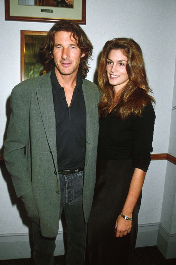 Cindy Crawford And Richard Gere attending the Mr. Jones Movie Premiere, London